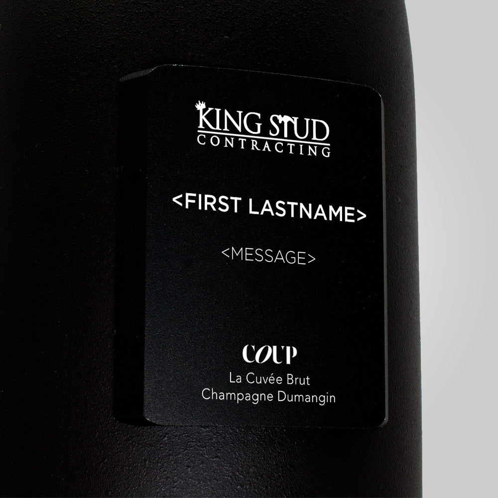 King Stud Construction Private Product - Custom Design - Name - Message