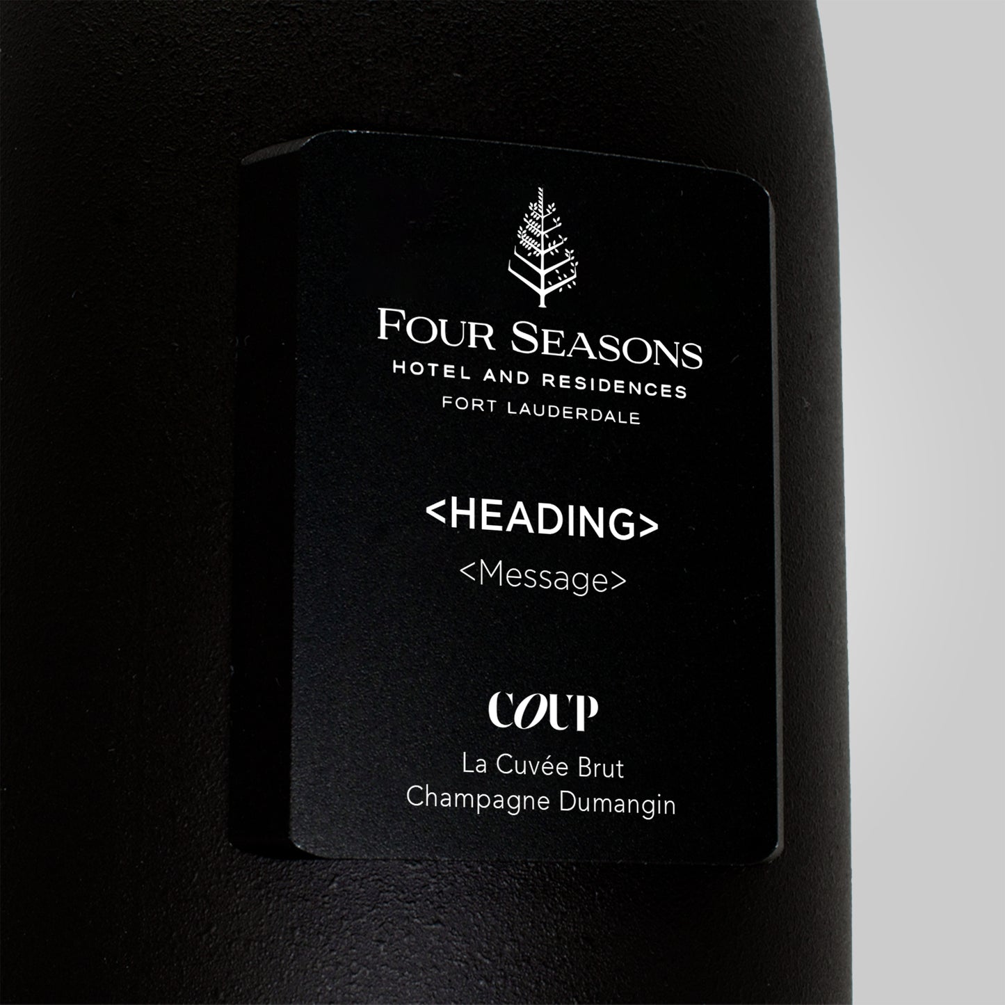 Four Seasons Fort Lauderdale Custom Header and Message