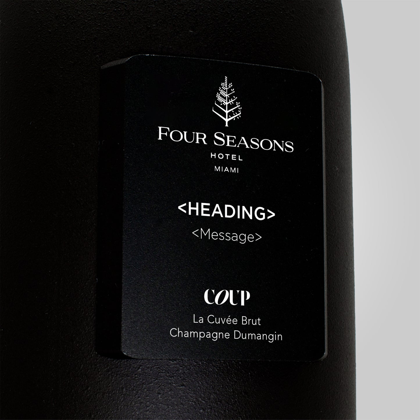 Four Seasons Miami Custom Header and Message