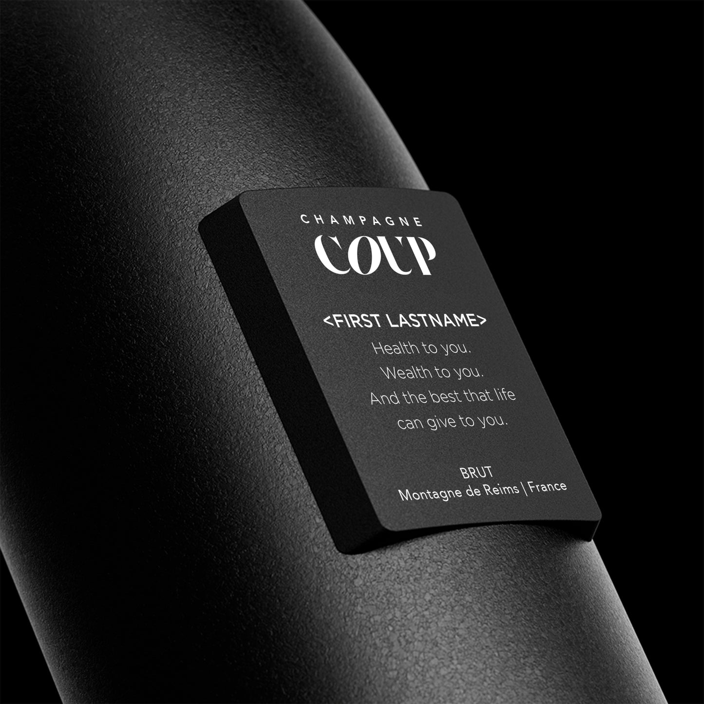 Health to you. Wealth to you - Monolith Bottle