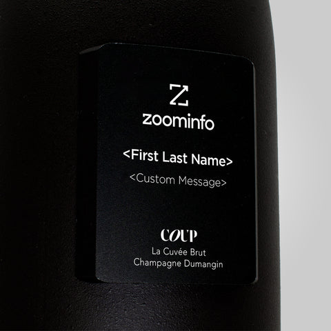 Zoom Info-Custom Bottle - CXO Event Gift