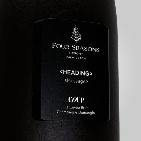 Four Seasons Palm Beach Custom Header and Message
