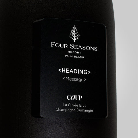 Four Seasons Fort Lauderdale Custom Header and Message