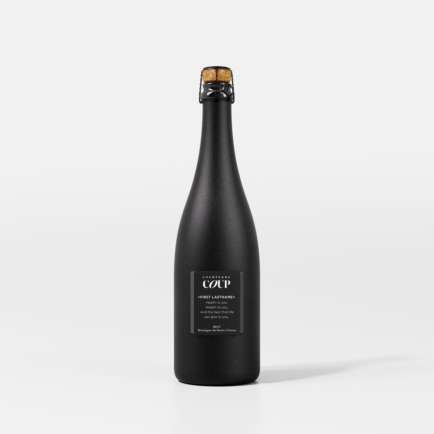 Health to you. Wealth to you - Monolith Bottle