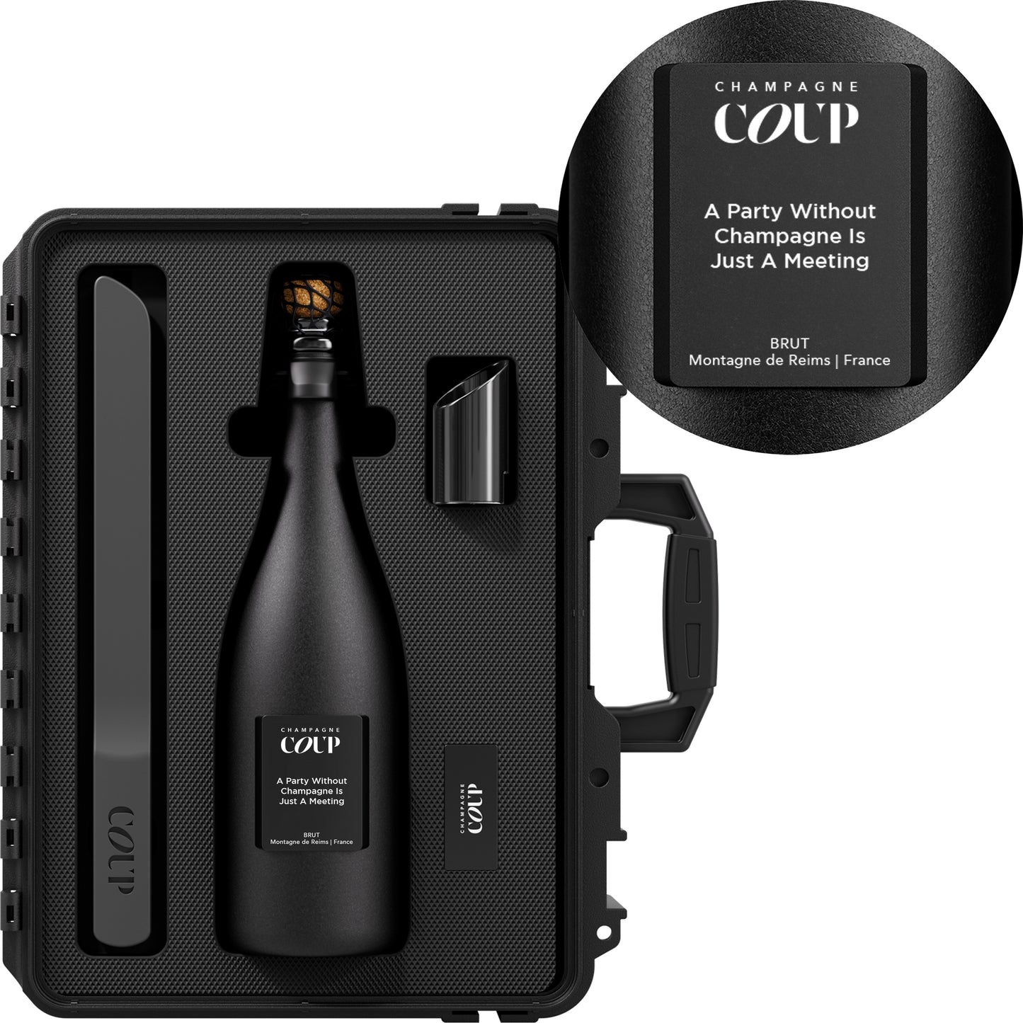 A Party Without Champagne Is Just A Meeting - Signature Case