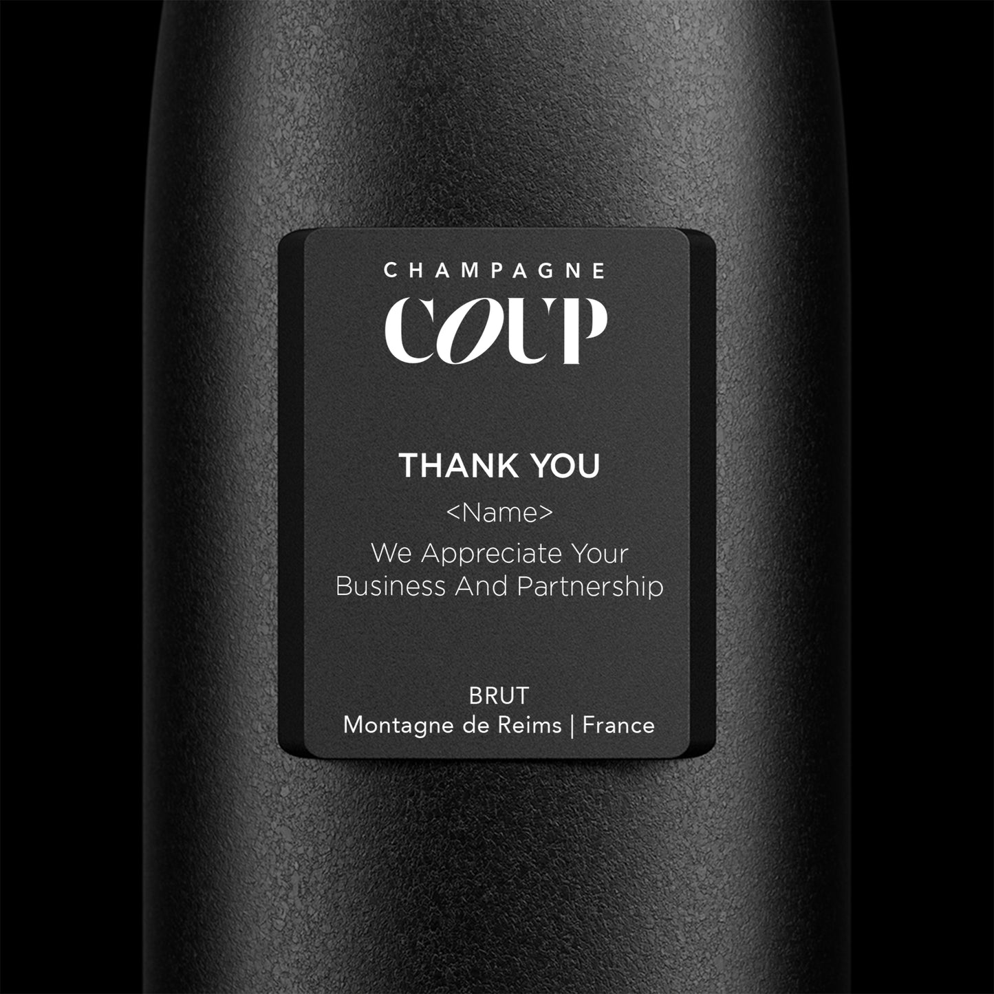 We Appreciate Your Business - Standard Bottle (Standard Delivery)