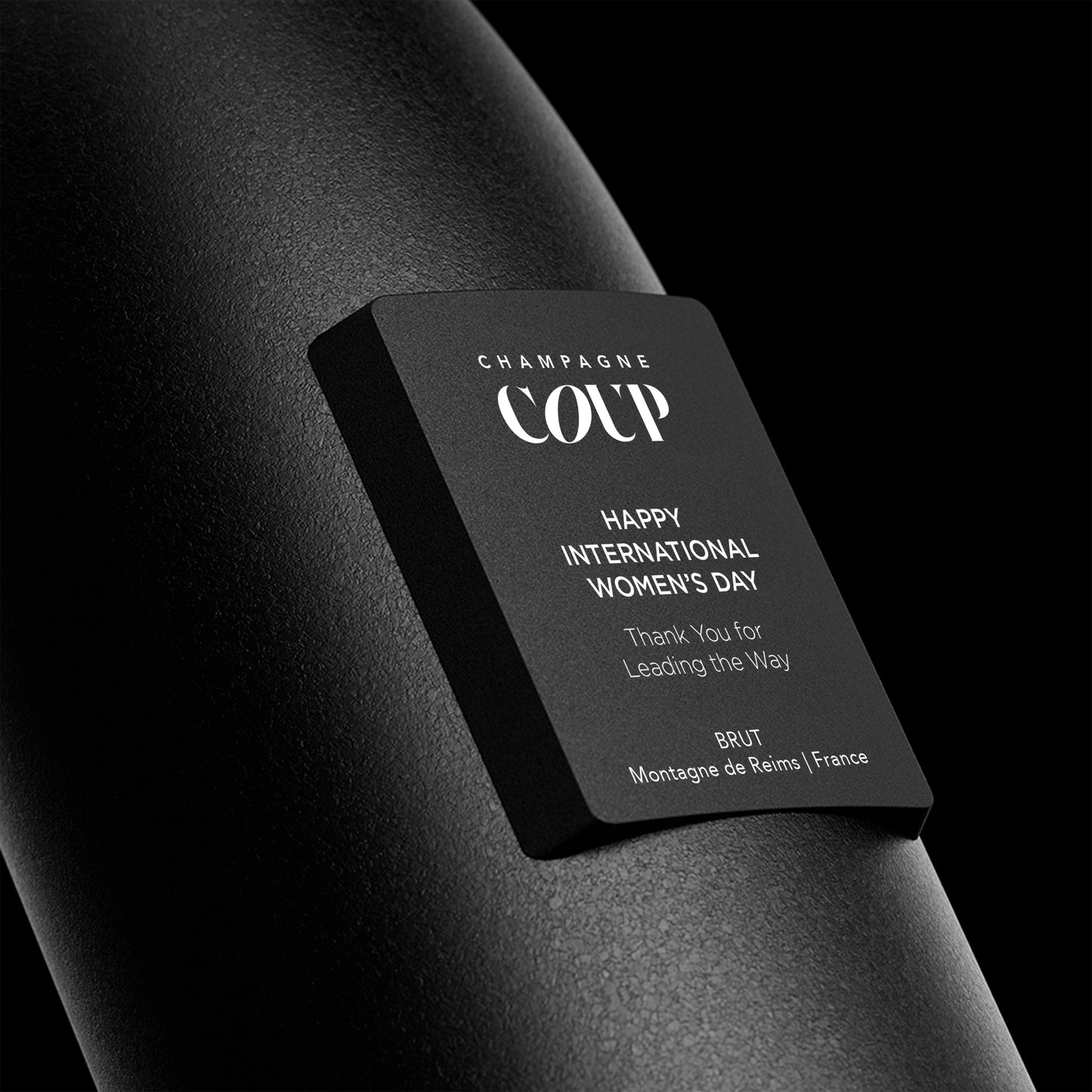 Happy International Women's Day Thank You For Leading The Way - Monolith Bottle