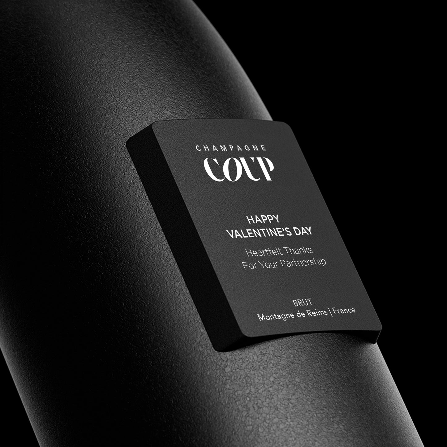Happy Valentine's Day Heartfelt Thanks For Your Partnership - Monolith Bottle