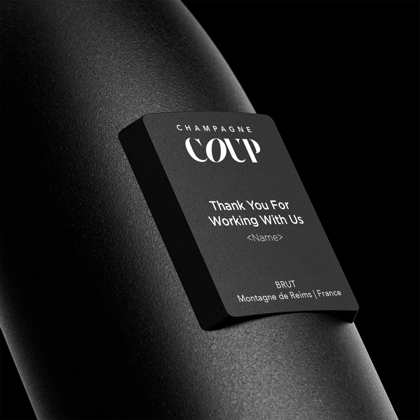 Thank You For Working With Us  - Monolith Bottle