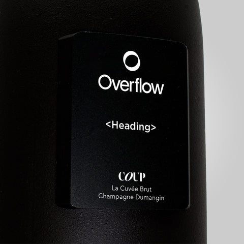 Overflow - Heading and Message
