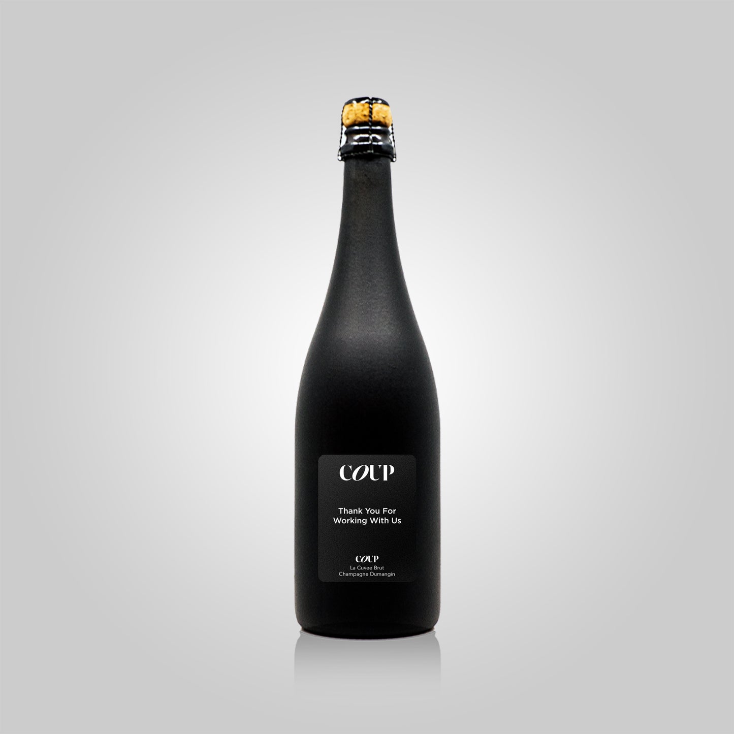 Thank You For Working With Us - Standard Bottle (Standard Delivery)