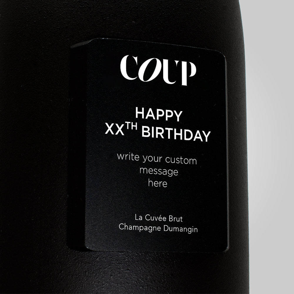 Happy XXth Birthday - Custom Message